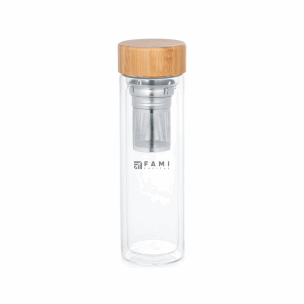 Garrafa térmica com infusor