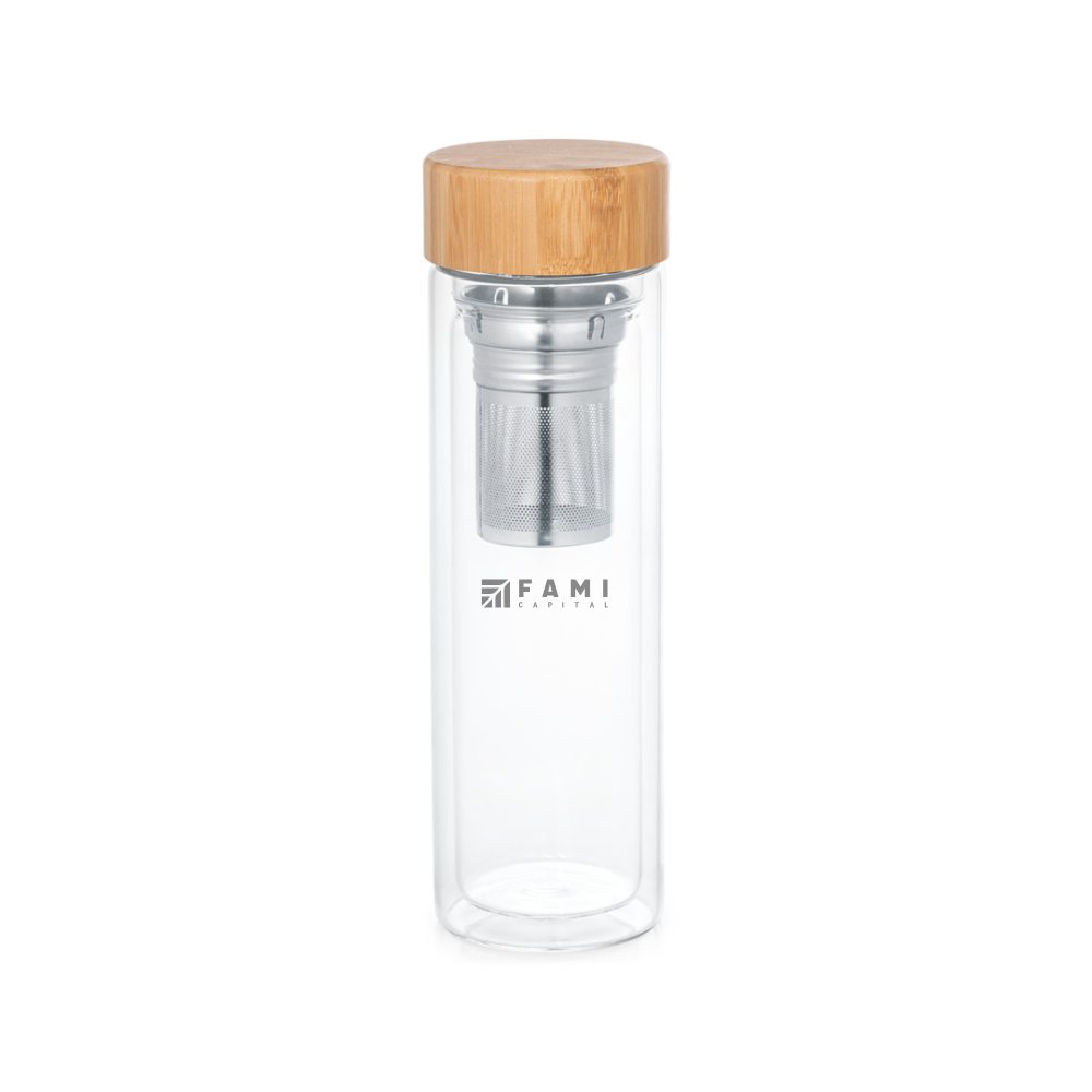 Garrafa térmica com infusor